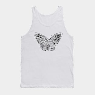 Butterfly Mandala Design Tank Top